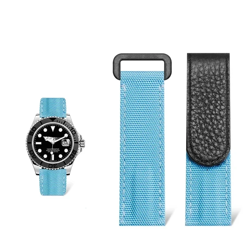 20mm Hook and Loop Fastener Ca - Canvas Strap Watch ulasan dan harga