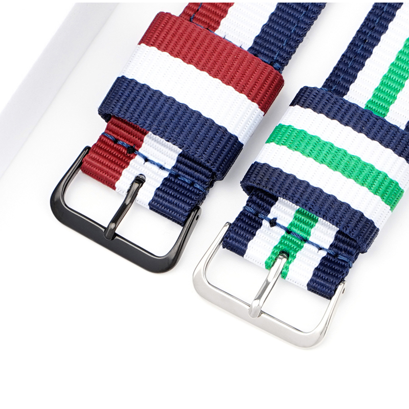 Nylon Watch Strap 20mm 22mm Qu - Canvas Strap Watch ulasan dan harga