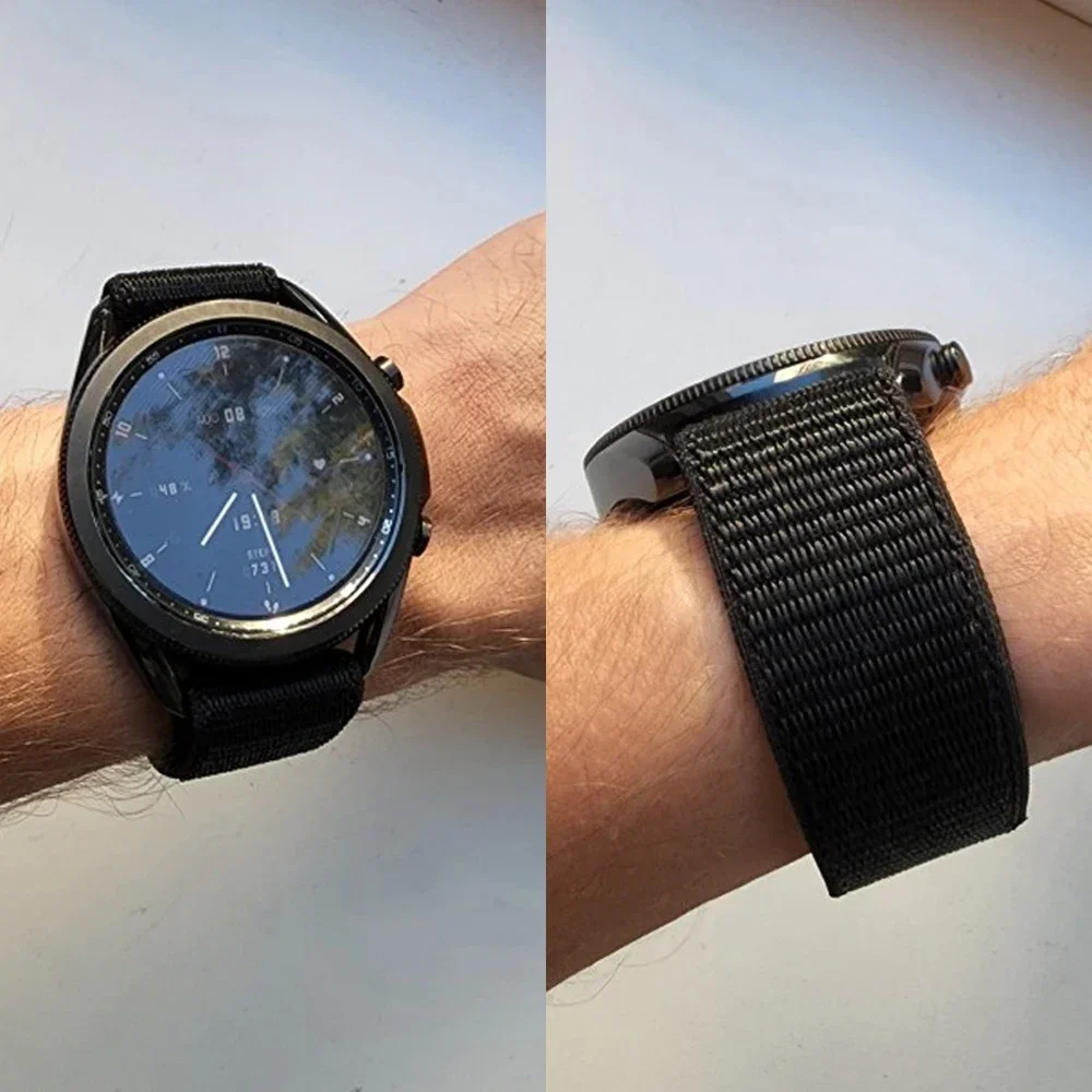 26mm 22mm Hook Loop Nylon Stra - Sport Loop Velcro ulasan dan harga