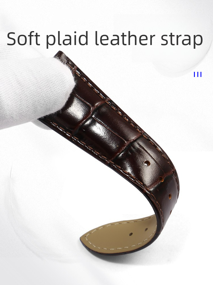 Watch Strap Leather Men's Suit - Omega Watch Constellation ulasan dan harga