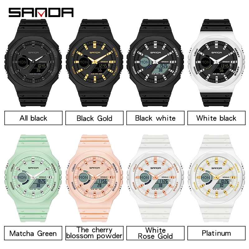 SANDA Top Luxury Men's Quartz  - Seiko Watch 5 Sports ulasan dan harga