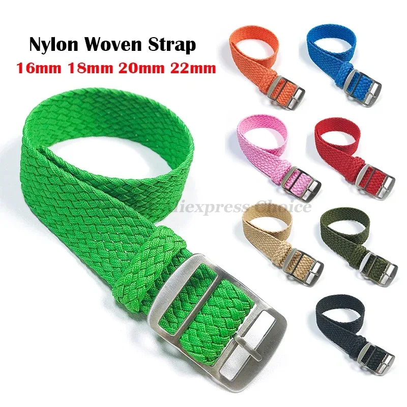 Fabric Woven Nylon Watch Band  - Perlon Strap Woven ulasan dan harga